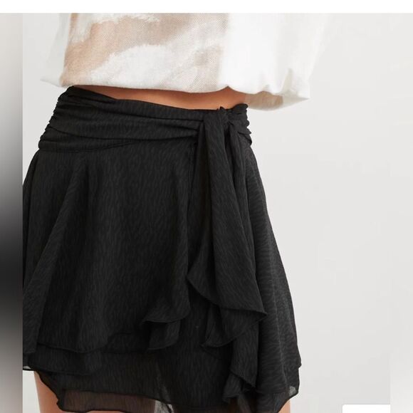 Aerie Chiffon Wrap Skirt - Picture 6 of 14